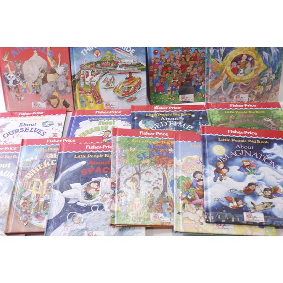 Fisher-Price, Little People Big Book, Lot, Picture Books, ~ 251016-WH 1379 - Picture 3 of 7